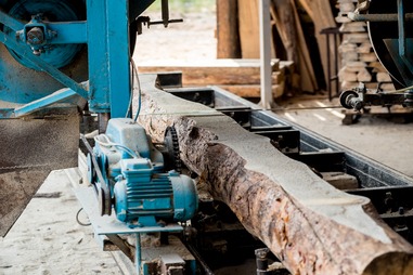 Modern-sawmill-industry-sawing-boards-from-logs